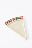 Pizza Slice Plate, MY KIND OF LOVE TRIANGLE - alternate image 1