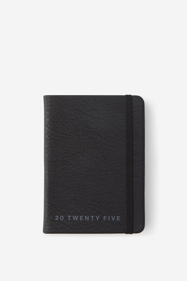 2025 A6 Weekly Buffalo Diary, BLACK