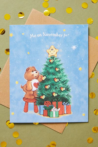 Christmas Card 2022, LCN CLC CARE BEARS CHRISTMAS TREE