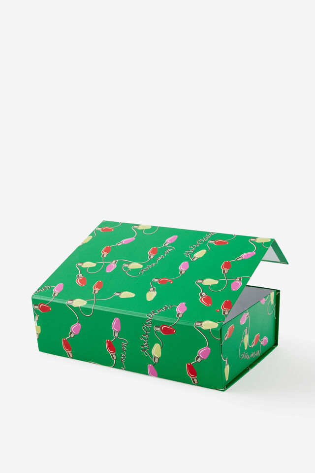 Medium Magnetic Flat Pack Box, TURN ME ON LIGHTS