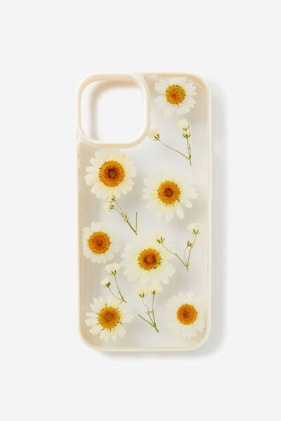 Snap On Protective Phone Case Iphone 13/14/15, TRAPPED DAISY / ECRU