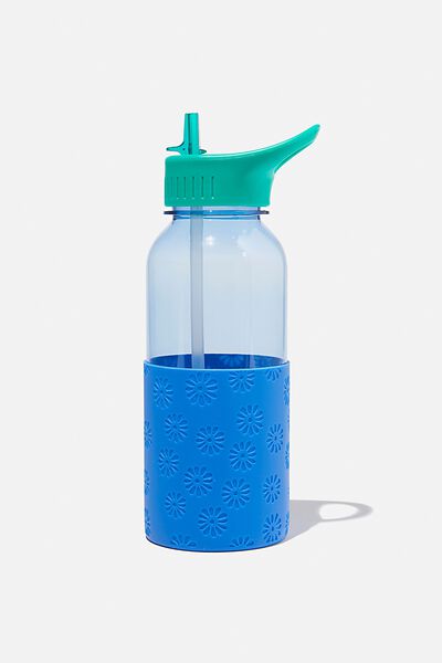 Premium Drink It Up Bottle, FLORAL SKYSCRAPER BLUE