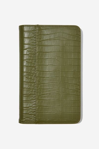 Off The Grid Travel Wallet, OLIVE TEXTURED