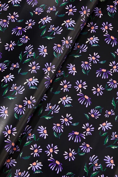 Roll Wrapping Paper, DAISY CRAYON BLACK