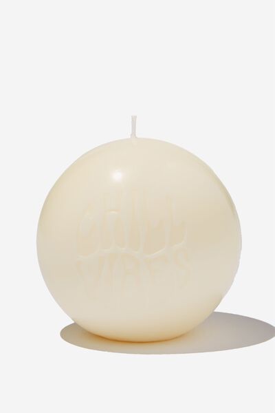 Baller Candle, WHITE CHILL VIBES