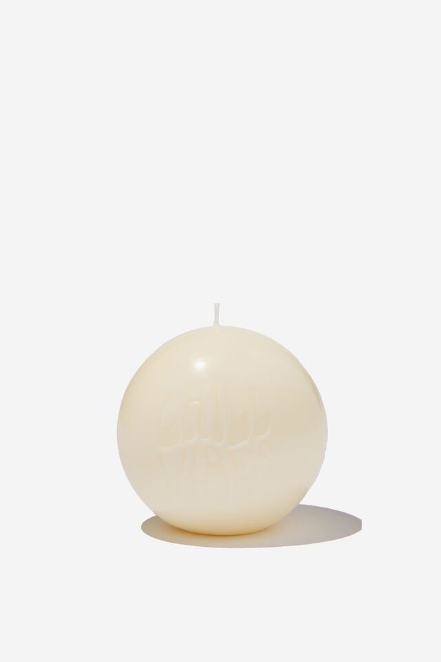 Baller Candle, WHITE CHILL VIBES