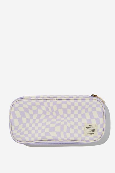 Switch It Up Gaming Case, WARP CHECKERBOARD LILAC