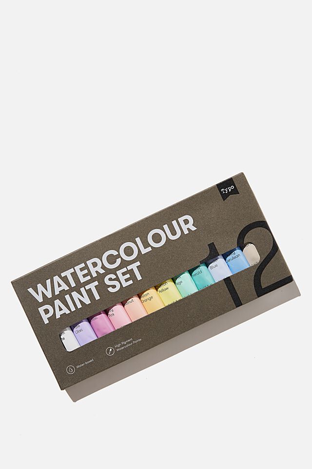 Watercolour Paint Set, PASTELS