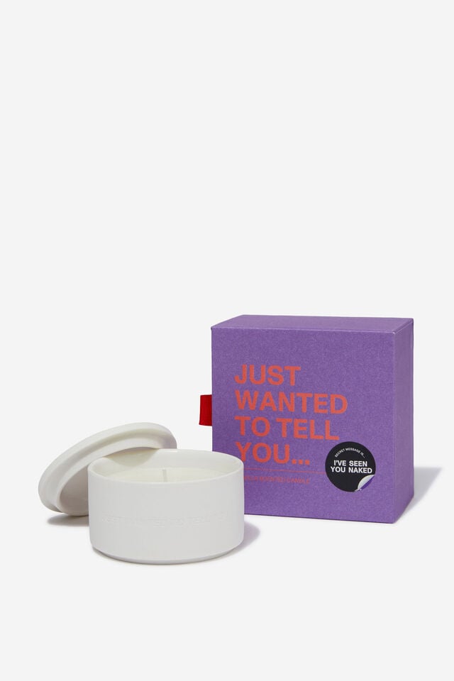 Hidden Message Candle, I VE SEEN YOU NAKED