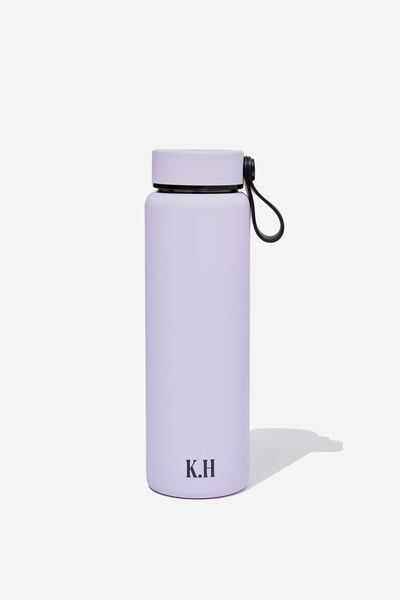 Personalised On The Move Drink Bottle 500Ml, SOFT LILAC
