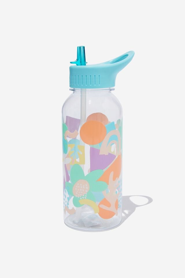 Drink It Up Bottle, ABSTRACT FLORAL SOFT POP