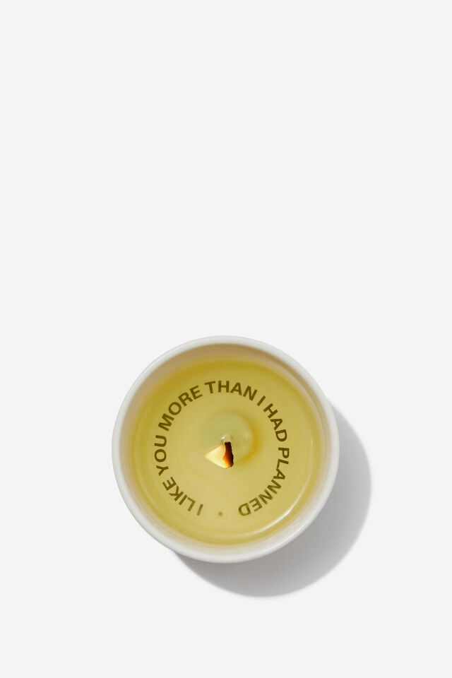 Hidden Message Candle, I LIKE YOU MORE THAN I PLANNED