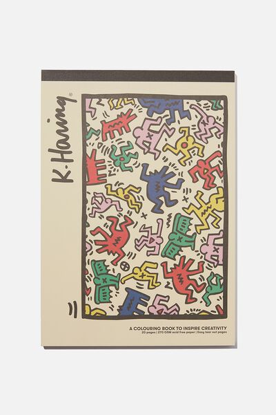 Artists Assistant Colouring In Book, LCN KEI KEITH HARING