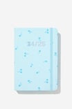 2024 25 A5 Daily Buffalo Diary, ARCTIC BLUE DITSY FLORAL - alternate image 1