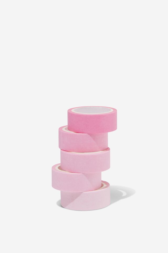 Washi Tape 5Pk, PINK OMBRE