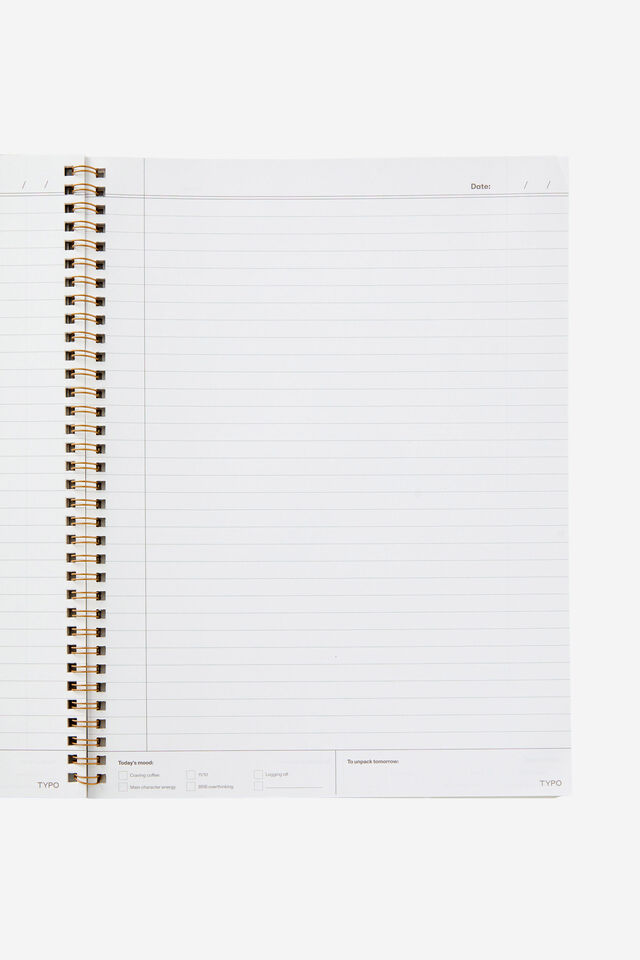 A4 Spinout Notebook, BLACK ARCHIVE