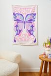 Canvas Wall Hanging, BUTTERFLY LILAC BLUE - alternate image 1