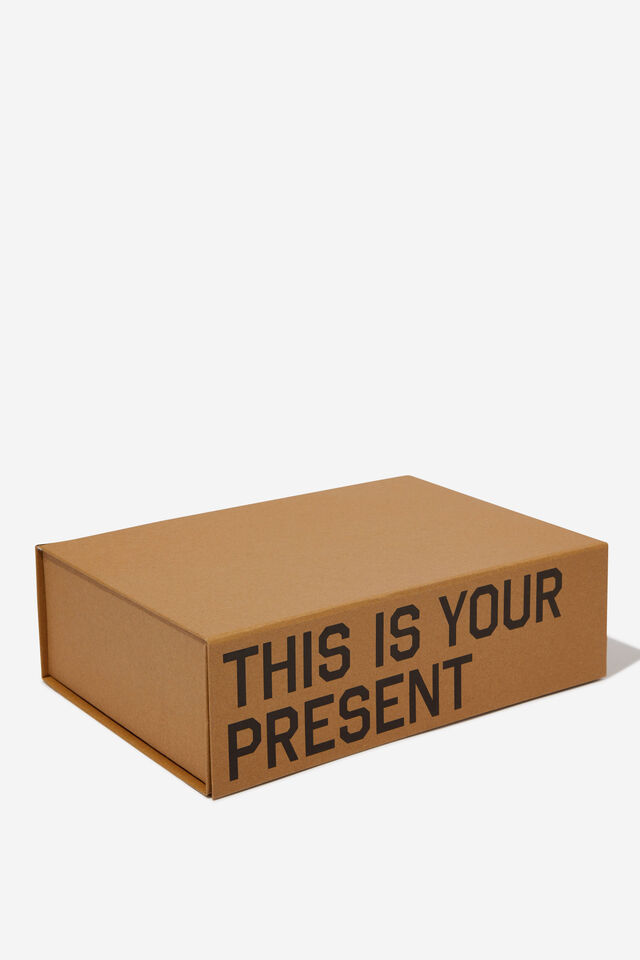Flat Pack Box Medium, THIS IS YOUR PRESENT CRAFT