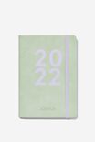 2022 A5 Daily Buffalo Diary Personalised, SPRING MINT