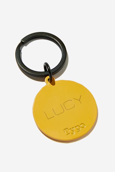 Personalised Pet Club Dog Id Tag, CANTELOUPE PET WITH YOUR EYES