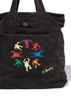 Exclusive Daily Tote, LCN KEITH HARING BLACK