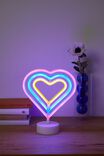 Shaped Desk Lamp, RAINBOW HEART - alternate image 2