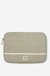 Take Me Away 13 Inch Laptop Case, SPECKLE TERRAZZO COOL GREY