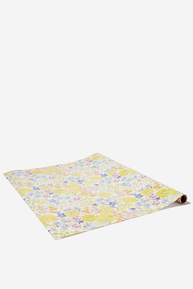 Roll Wrapping Paper, HANDCRAFTED FLORAL