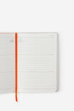 Personalised 2027 A5 Weekly On Schedule Diary, CHROME LAVA RED - example image 2