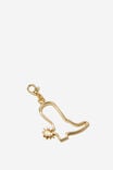 Icon Charm, GOLD COWBOY BOOT - alternate image 1