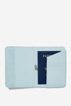 Off The Grid Passport Holder, MEADOW DITSY ARCTIC BLUE - alternate image 2