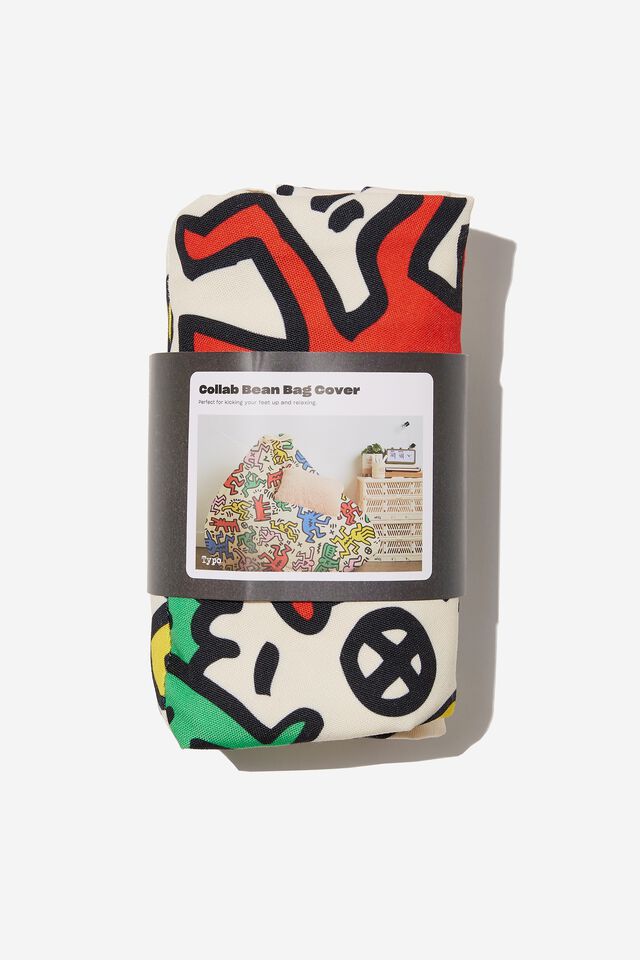 Keith Haring Bean Bag Cover, LCN KEI KEITH HARING COLOURED YARDAGE