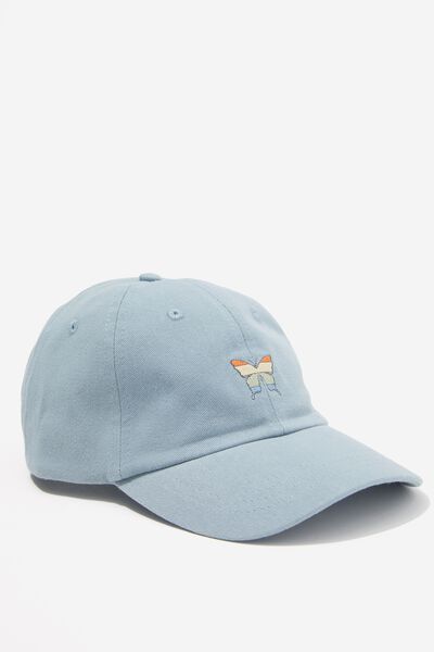 Just Another Dad Cap, RAINBOW BUTTERFLY BLUE