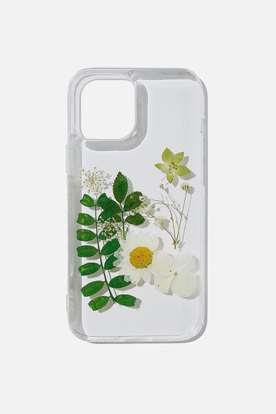 Snap On Protective Phone Case Iphone 12 Pro Max, TRAPPED DAISY LEAVES