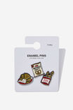 Enamel Pins 3Pack, FRENCH PASTRY! - alternate image 1
