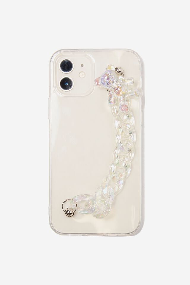 Carried Away Phone Case Iphone 12/12 Pro, CLEAR TEDDY