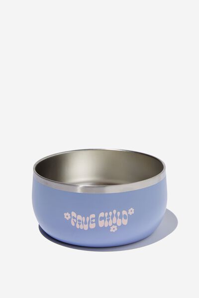 Personalised Pet Club Premium Dog Bowl - Small, ORCHID FAVE CHILD