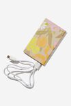 Printed Charge It Charger, SAND GOLDIE FLORAL