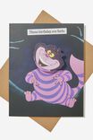 Disney Premium Nice Birthday Card, LCN DIS CHESHIRE CAT BIRTHDAY EVE FEELS - alternate image 1