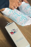 Collab Novelty Ankle Socks 3 Pk, LCN SAN HELLO KITTY MILK CARTON BLUE - alternate image 2