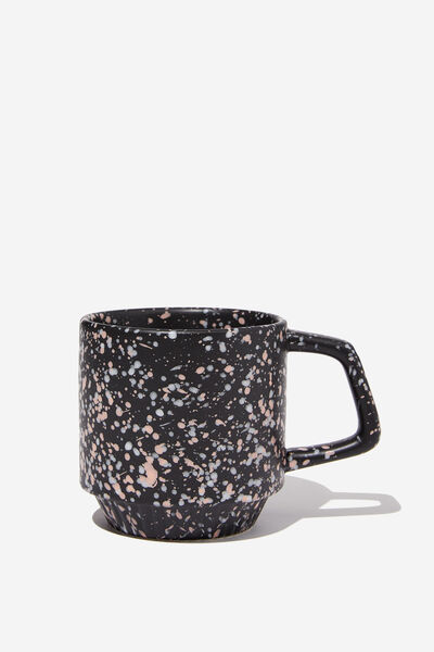 Splatter Mug, BLACK