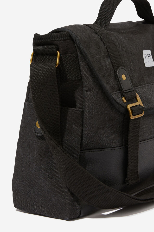 Explorer Satchel Bag, BLACK