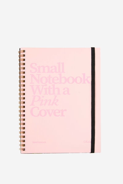 A5 Spinout Notebook, PINK COVER