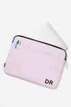 Personalised Core Laptop Cover 13 Inch, PALE LAVENDER - alternate image 2