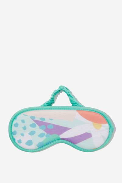 Off The Grid Eyemask, ABSTRACT FLORAL / SOFT POP