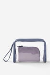 Clear Carry On Duo Case, LAVENDER HAZE/STORM BLUE - alternate image 1