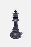 Shaped Chess Piece Candle, COOL GREY KING