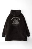 Collab Oversized Hoodie, LCN WB FRIENDS JOEY PIZZA SPECIAL USA - alternate image 3