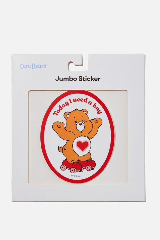 Care Bears Jumbo Sticker, LCN CLC NEED A HUG