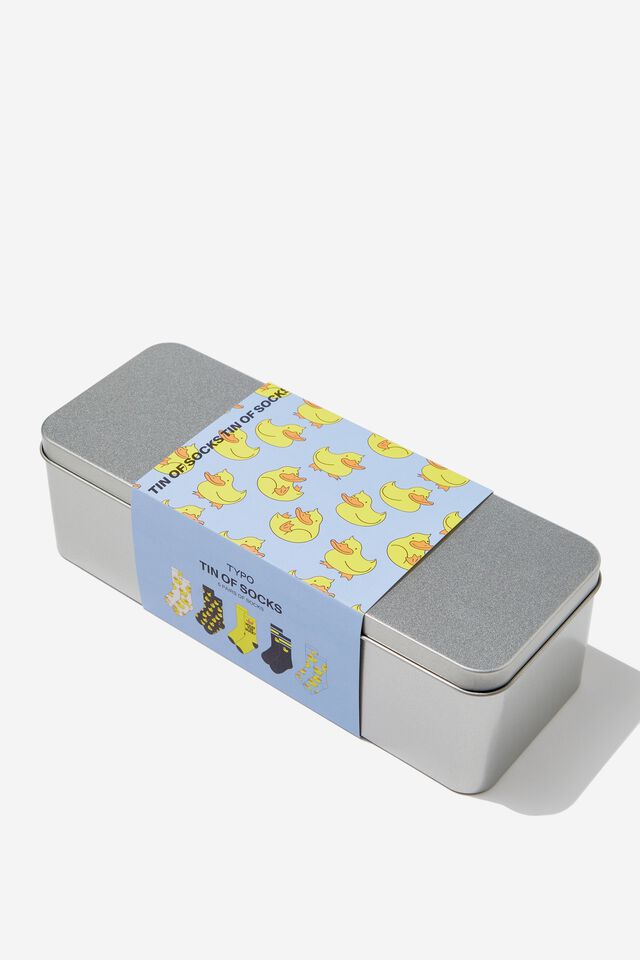 Tin Of Socks, DON T FORGET TO DUCK (M/L)